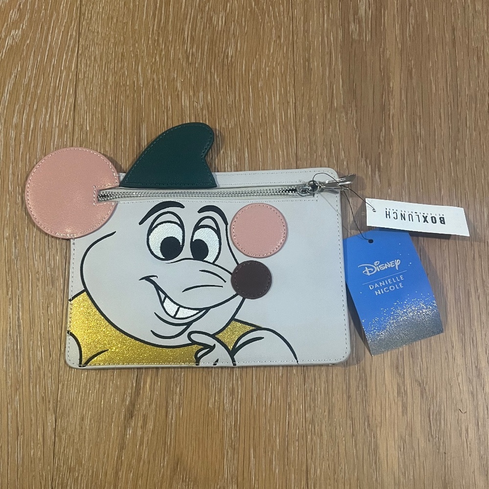 Disney Danielle Nicole Gus Gus Clutch Cinderella NWT